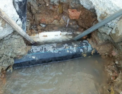 石河子测漏水之水管漏水